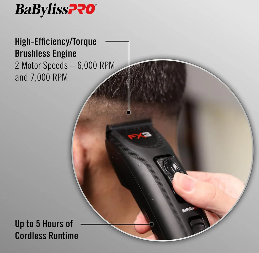 Babyliss FX3 Black Clipper