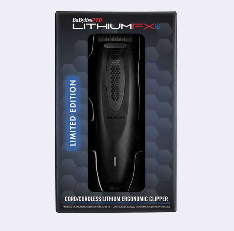 Babyliss Matte Black Lithium Fx Clipper Limited Ed.