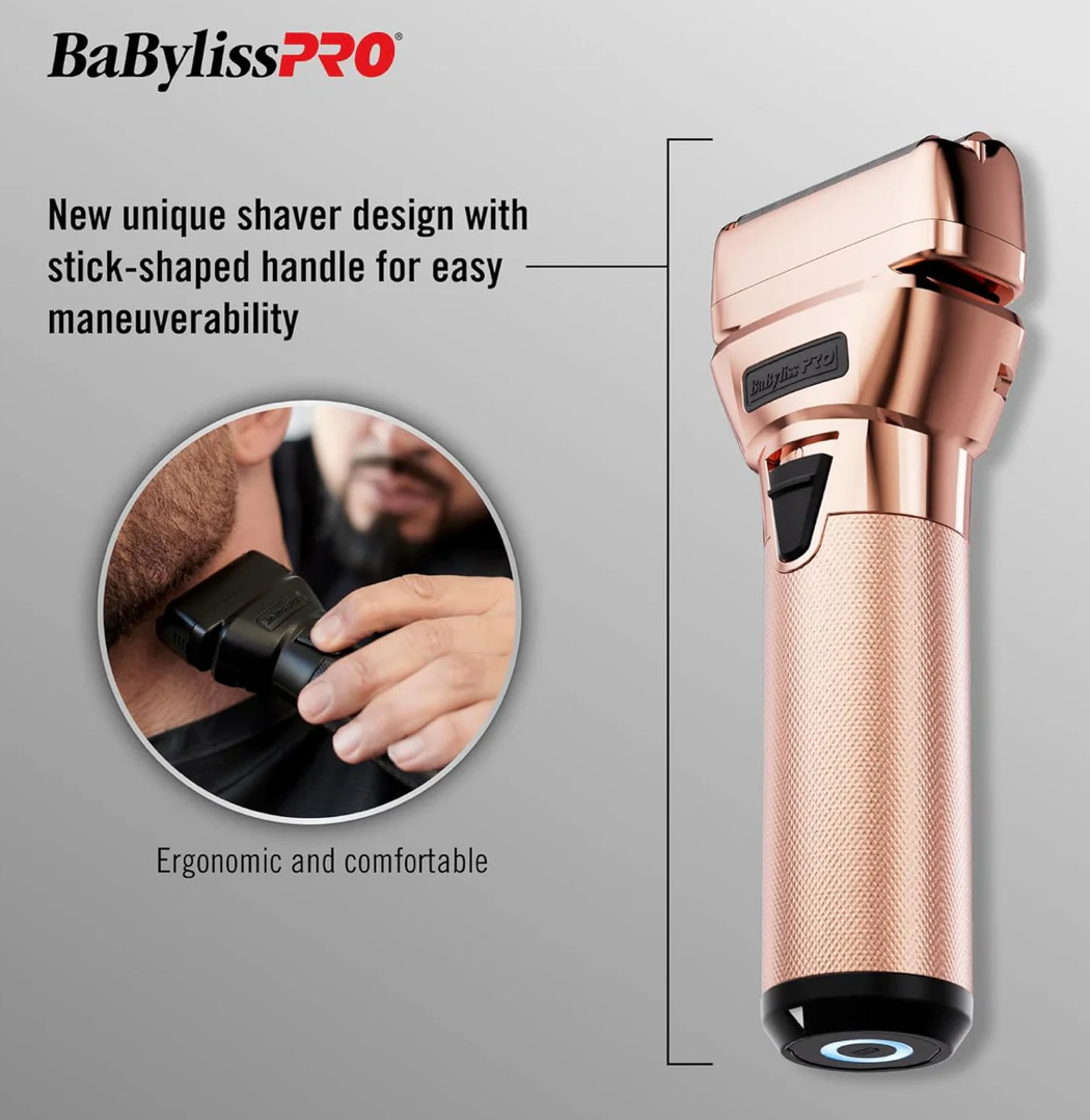 Babyliss Rose Gold Fx One Battery System Shaver