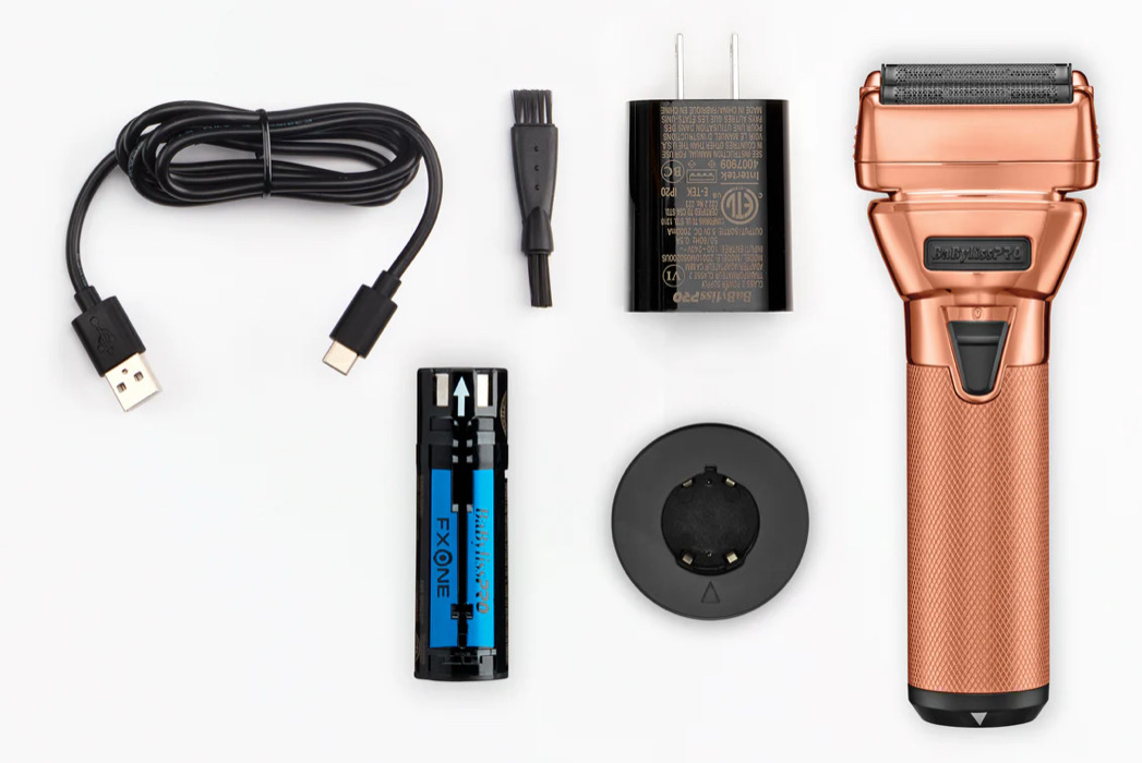 Babyliss Rose Gold Fx One Battery System Shaver