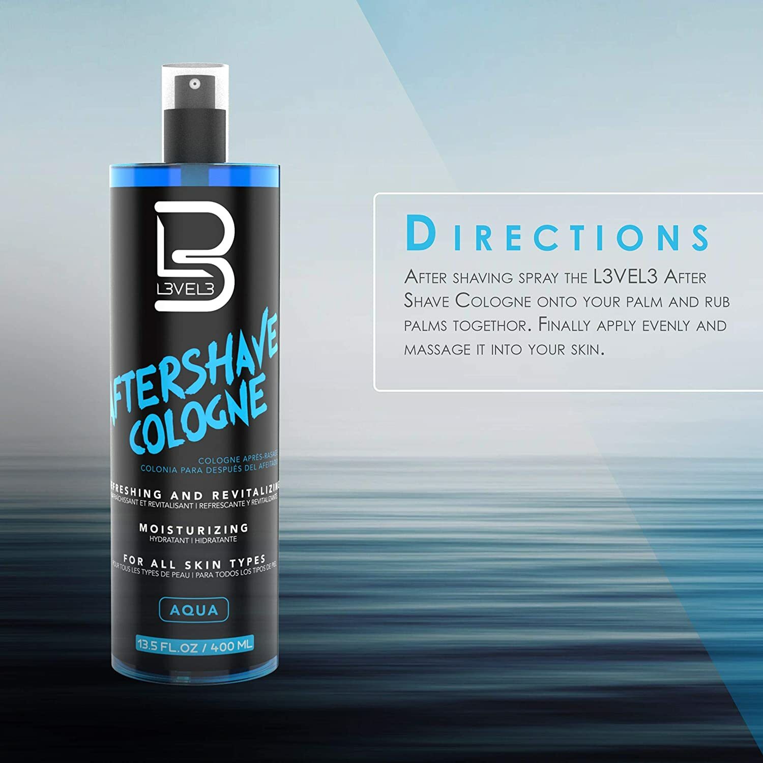 L3VEL 3 Vibrant Aftershave Spray Cologne