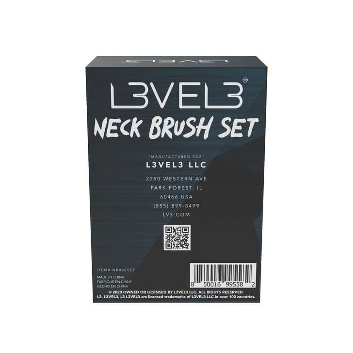 L3VEL 3 Neck Brush Set