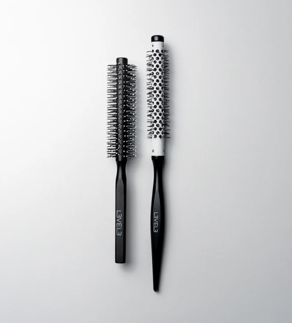 L3VEL 3 Wooden Round Brush Set