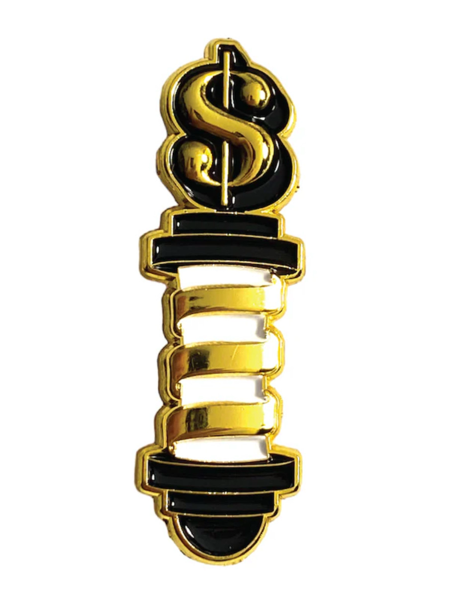 Blood Veins And Bandages Money Sign Pin