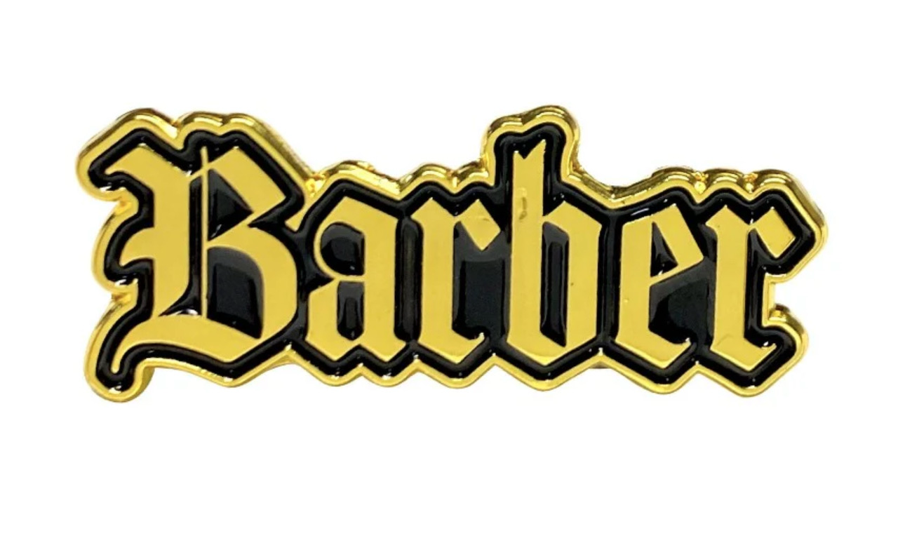 Blood Veins And Bandages Gold Barber Pin