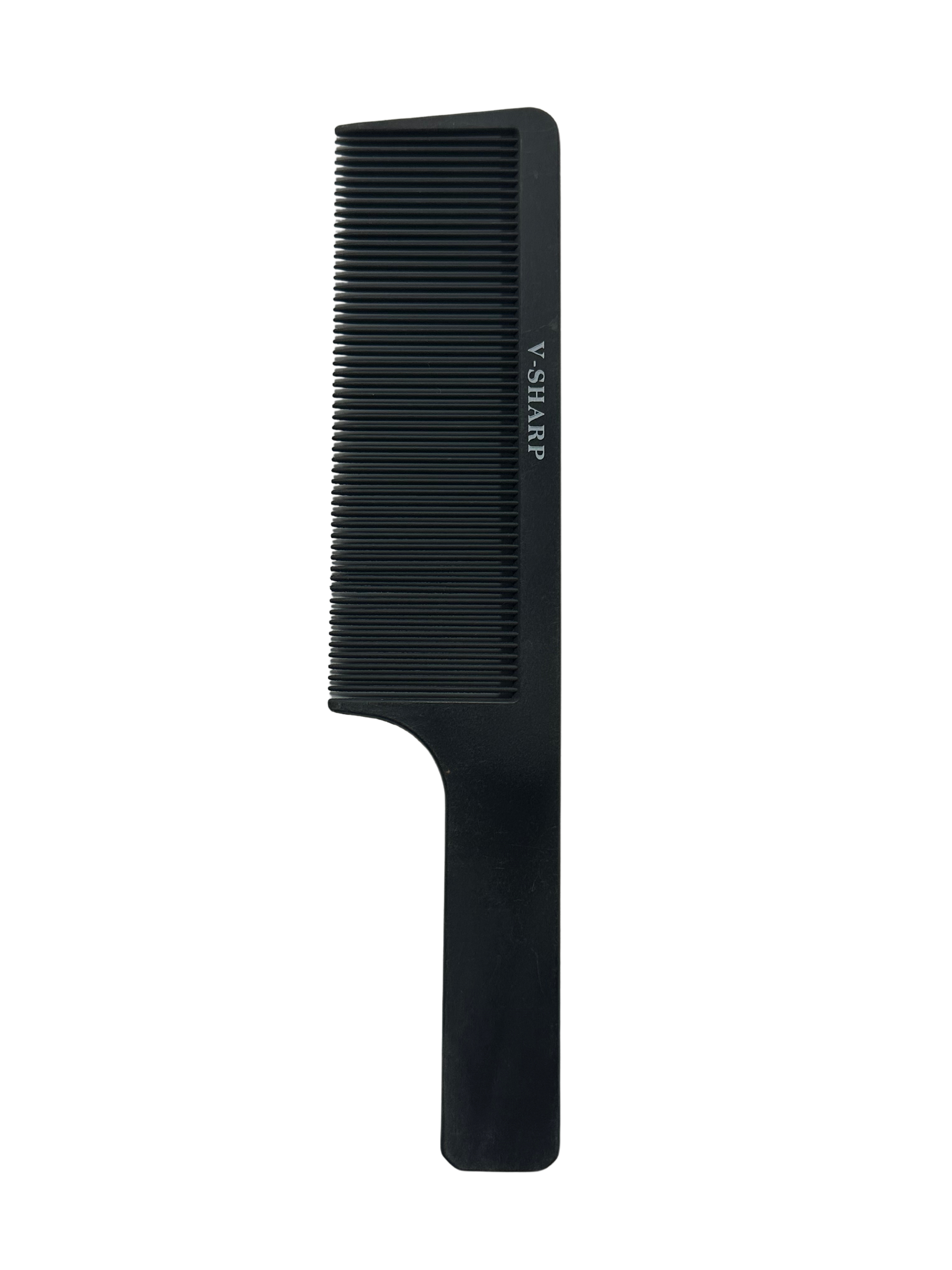 V-Sharp Black Flat Top Comb