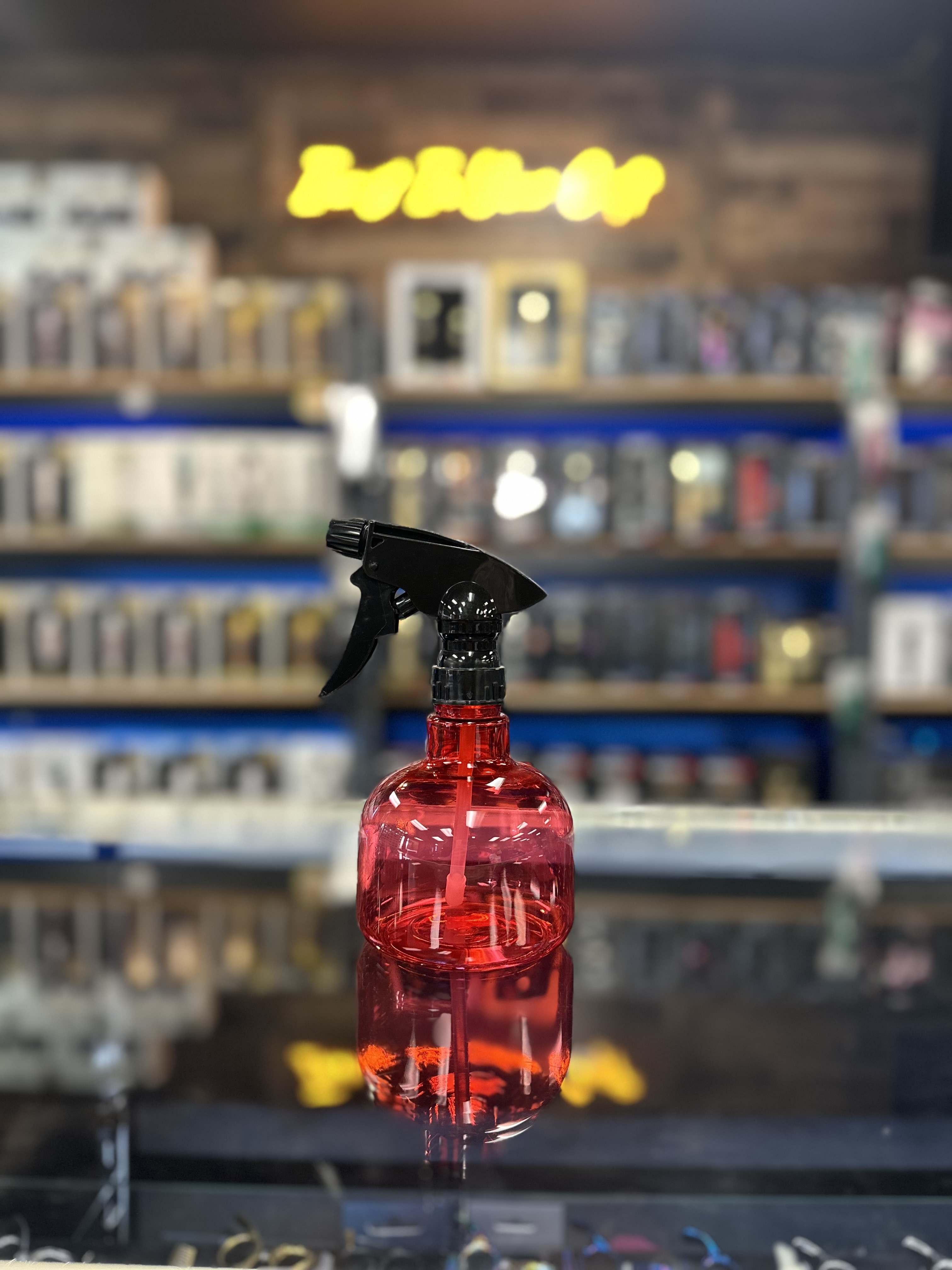 H2O Red Spray Bottle