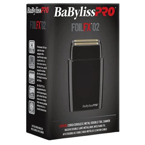 BabylissPRO Black  FX Double Foil Shaver